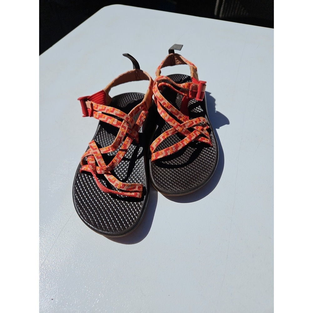 Chaco ZX2 Youth Size 3 orange Sport Sandals (S-154‎